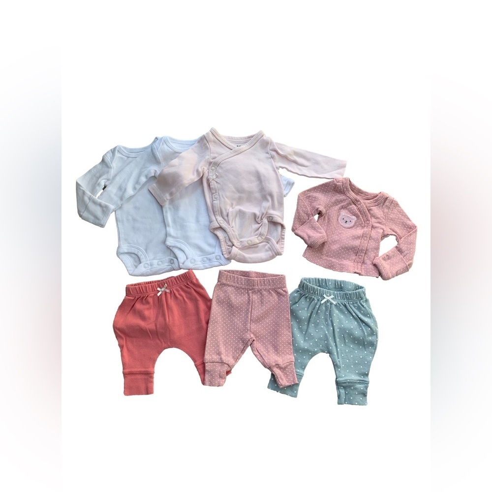 Carter’s and H&M Size Preemie Mix and Match Long Sleeve Bodysuits & Pants Bundle